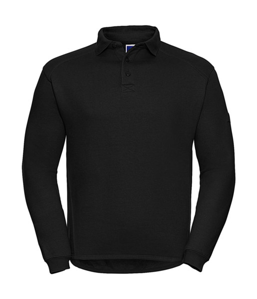 Heavy Duty Collar Sweatshirt - Black / 4XL