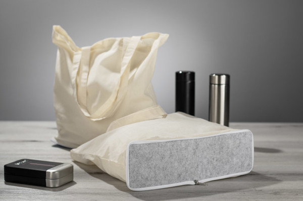 Folding shopping bag FLIN 120 g - grey