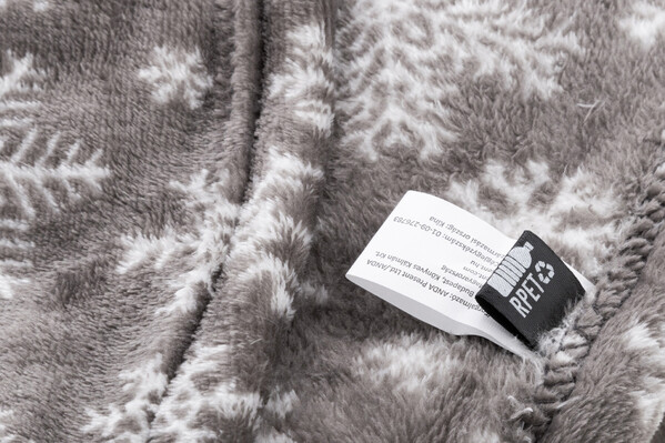 Rpet Christmas Blanket Knivsta - Grey
