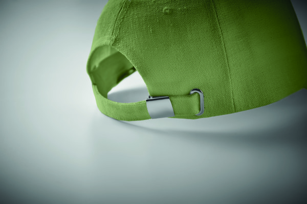 Cappellino da baseball in canapa Naima Cap - Verde