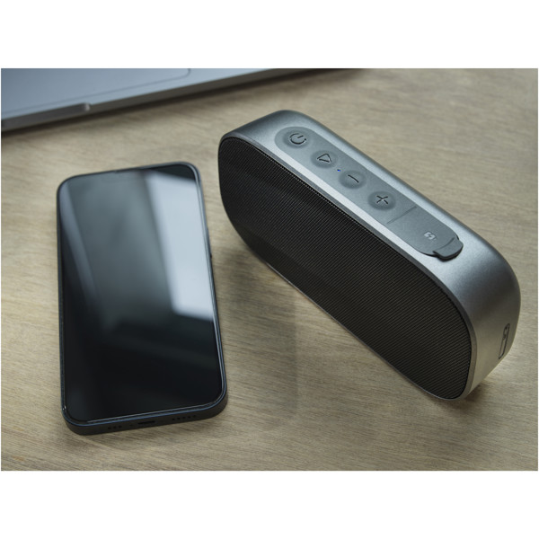 Stark 2.0 Bluetooth® Lautsprecher aus recyceltem Kunststoff, 5W, IPX5 - weiss