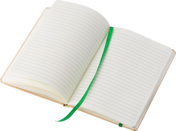 Notitieboek Gianni | Gerecycled karton | A5 | Gelinieerd - wit