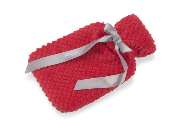 Hot water bottle LIDO - red