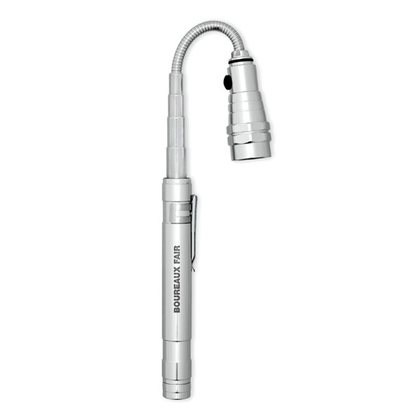 Raztegljiva svetilka Strech-Torch, 3 LED, 57 cm - Silver