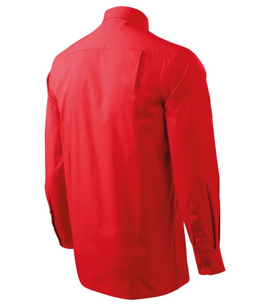 Košile pánská Malfini Style LS - Červená / S