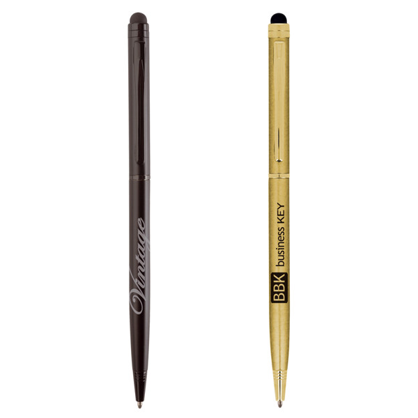 Sleek Stylus Executive Pen - Schwarz / Schwarze Tinte