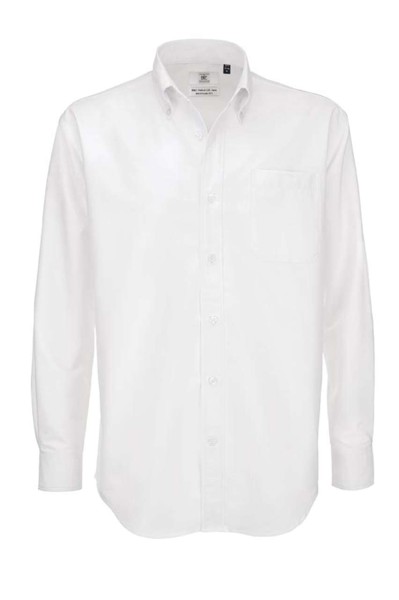 B&C OXFORD LSL - Bijela / S