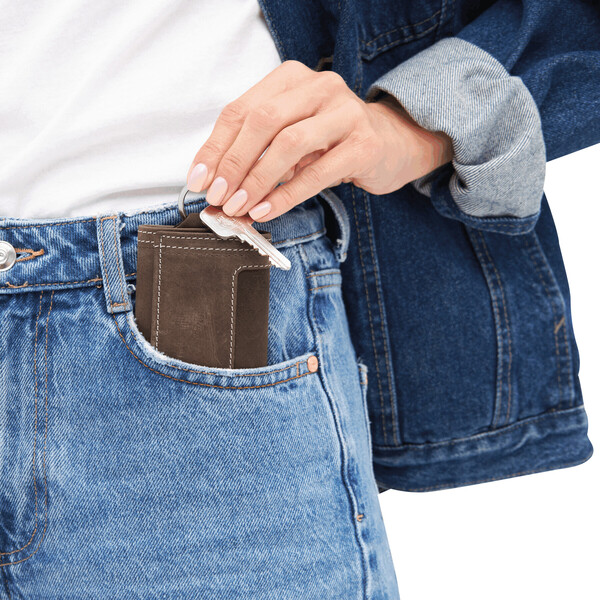 Genuine Leather Key Pouch Wild Style