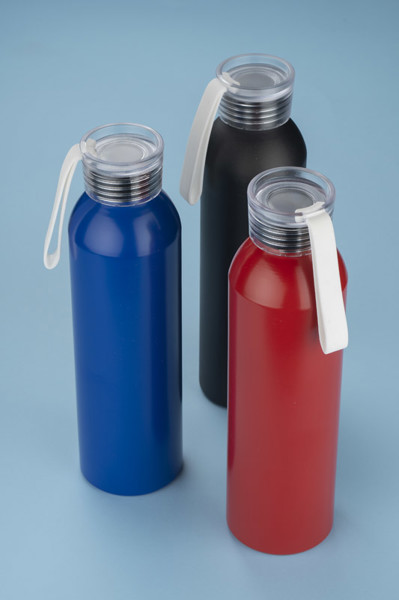 Aluminum bottle ALLUMI 650 ml - red