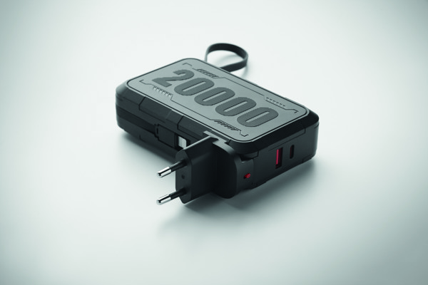 Power bank 20000 mAh in ABS Powroc