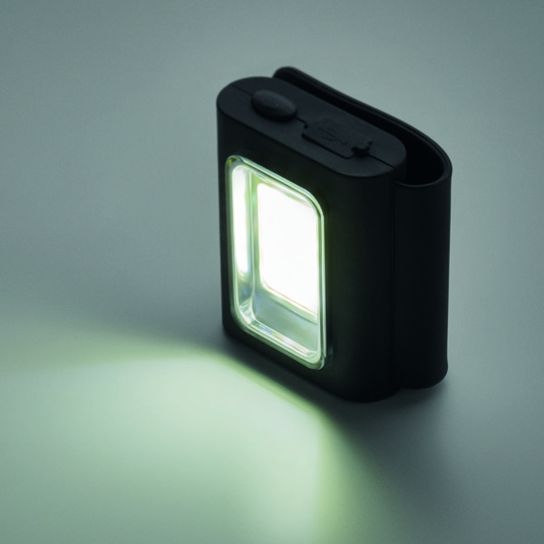 Cob light, USB rechargeable, 400 mAh, 6 modes