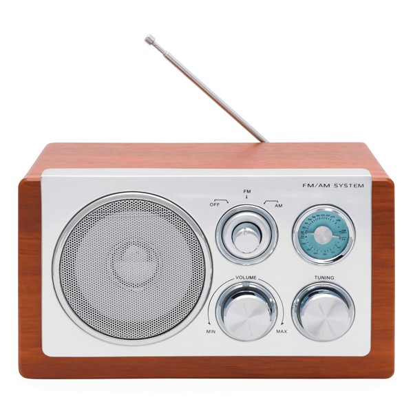 Am/fm radijski leseni dizajn, prikaz frekvence