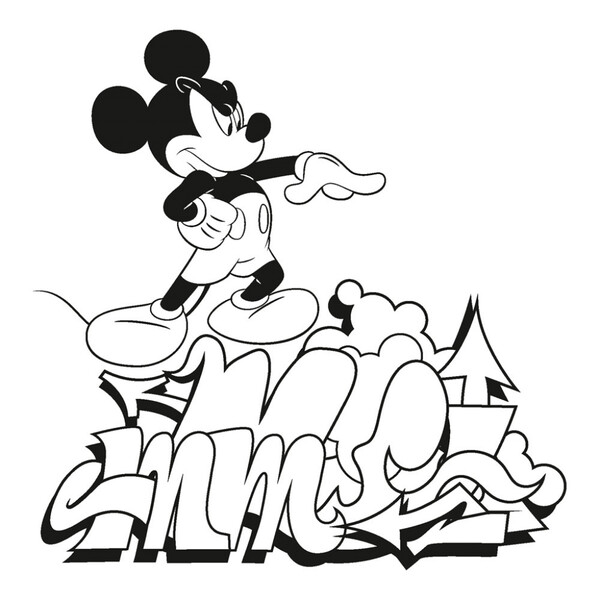 Poznámkový Kalendár Mickey Mouse – Diy: Maľovankový Kalendár, 30 x 30 cm