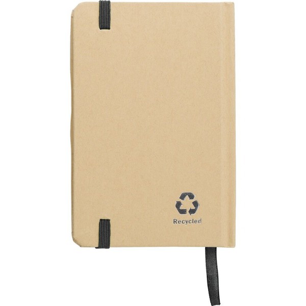 Recycled craft paper notebook A6 - black