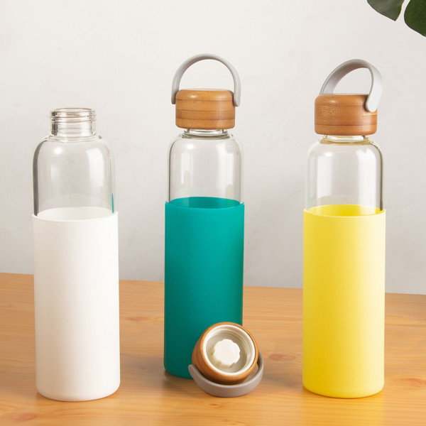 560 ml Refresh glass bottle - White