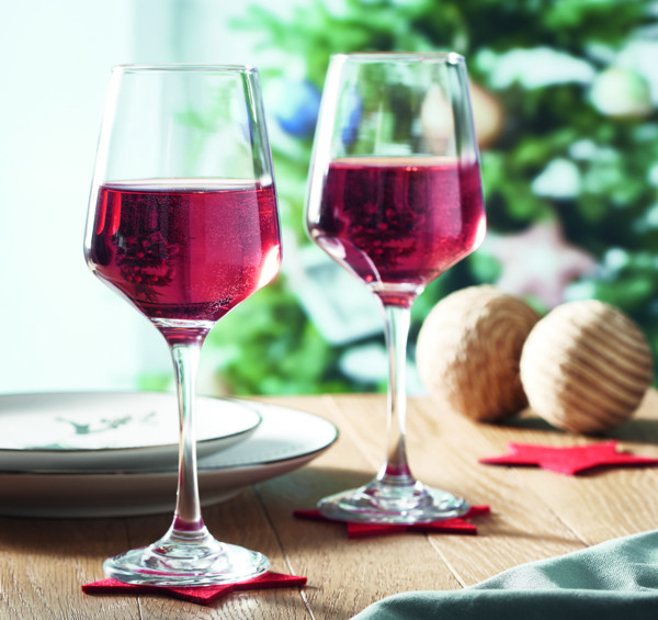 Ensemble de 2 verres à vin Cheers