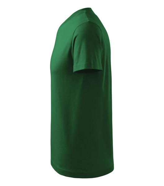 Tričko Unisex Malfini® V-Neck - Fľaškovozelená / S