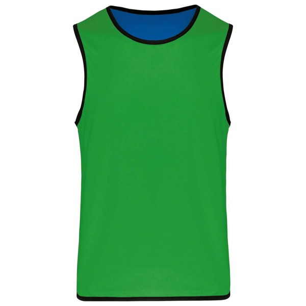 Kid's Reversible Rugby Bib - Sporty Royal Blue / Green / 10/14