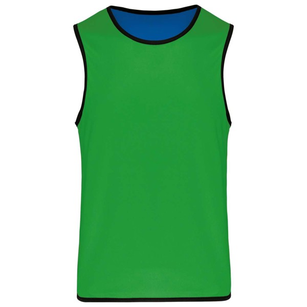 Kid's Reversible Rugby Bib - Sporty Royal Blue / Green / 6/10