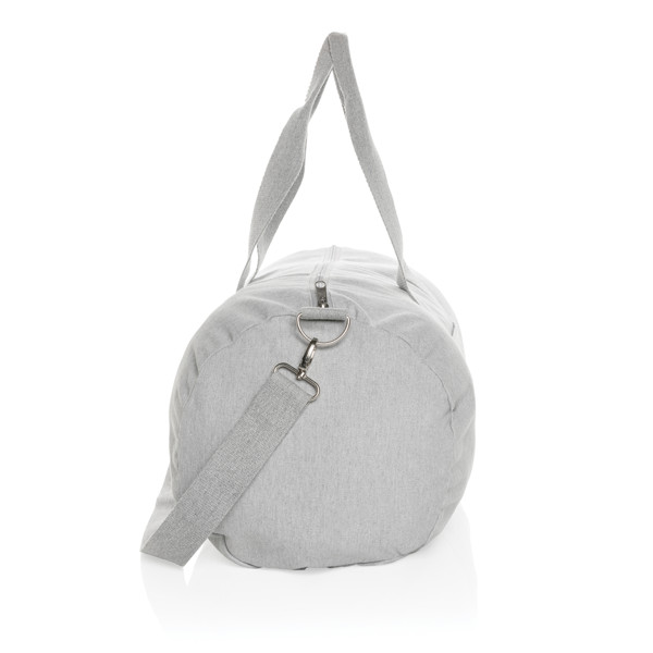 Sac de sport en toile recyclée et non teintée Impact AWARE™ - Gris