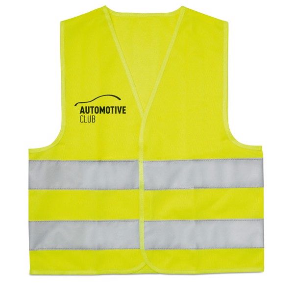 Mini Visible child safety vest, EN17353, PET