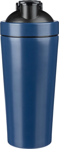 Gourde simple paroi de 750 ml en acier inoxydable recyclé Orla - bleu cobalt