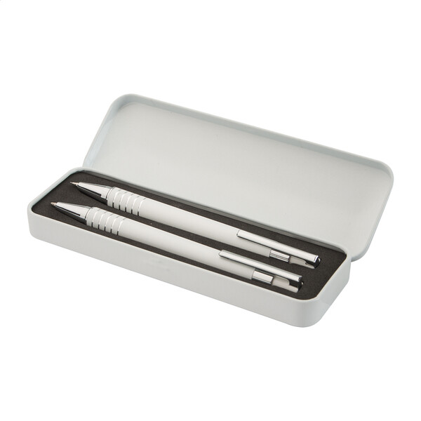 Pen And Pencil Set Twinox - White