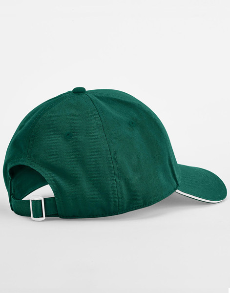 Earthaware® Clas. Org. Cotton 5 Panel Sandwich Peak - White / French Navy / ONE SIZE