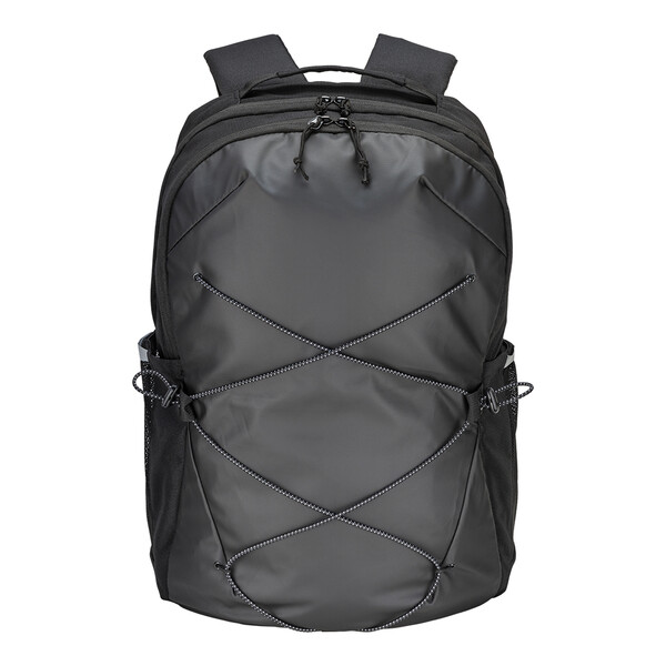 Laptop Backpack (15") In 600D Polyester - Black