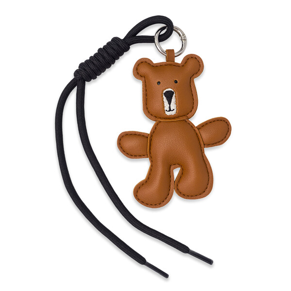 Caramel teddy keyring