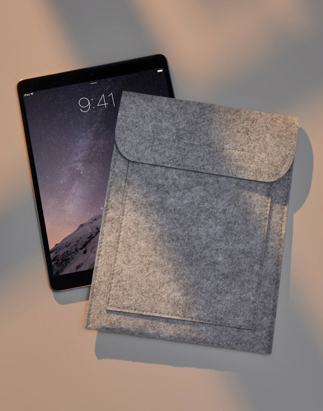 Felt Ipad® Slip - Grey Melange / ONE SIZE