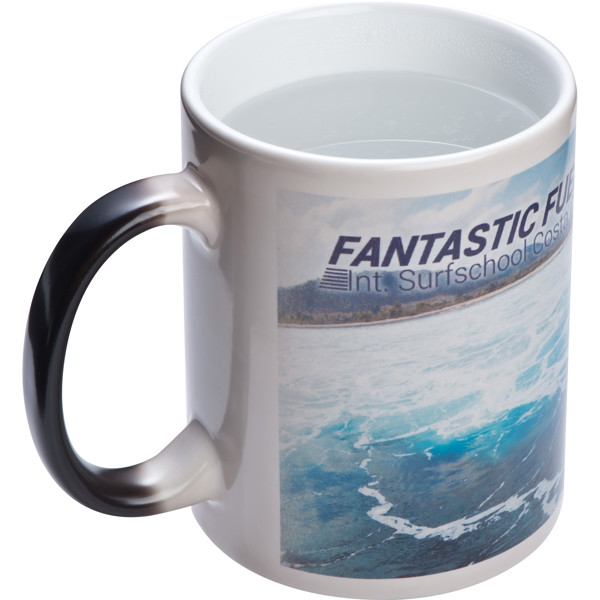 Colour changing mug JACOPO - Black