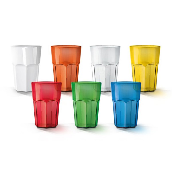 GOBELET EN PLASTIQUE REUTILISABLE TRITAN 40 cl RAS BORD - Transparent
