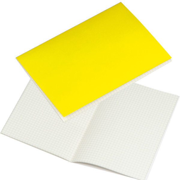 SILAS Caiet A5 cu pătrăţele - Yellow