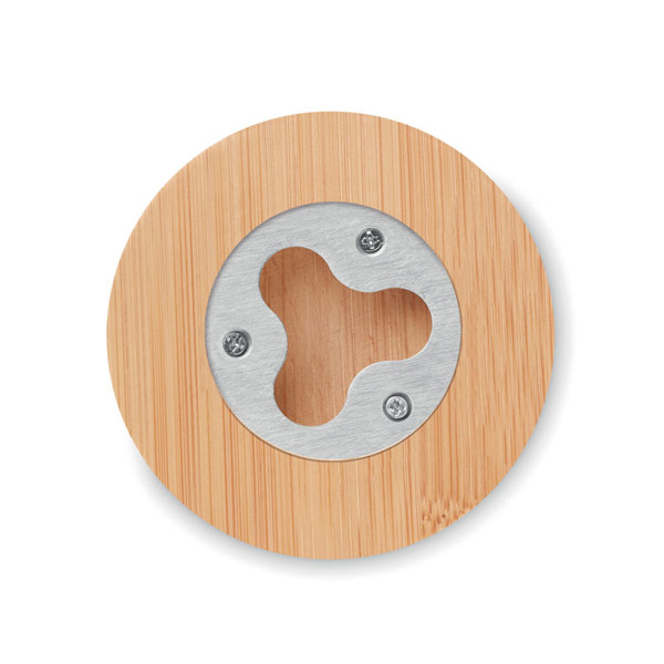 Bamboo bottle opener