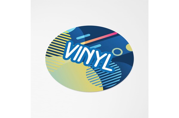 Vinyl Sticker Rond Ø 13 mm - Blanc