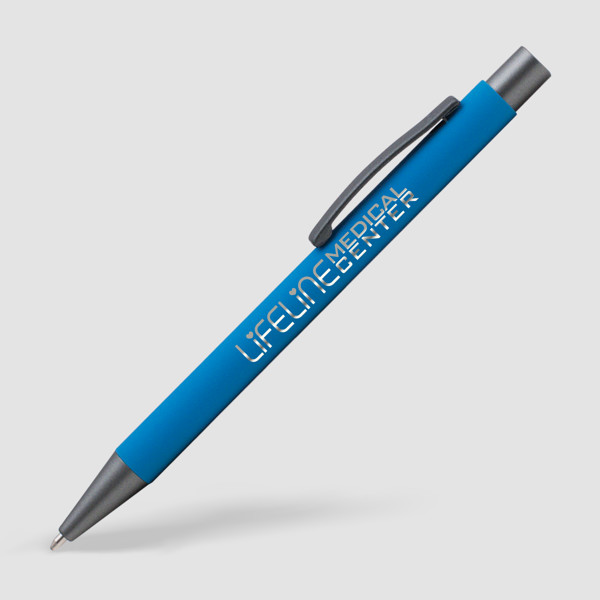 Stylo Bowie Softy - Bleu Ciel / Laser