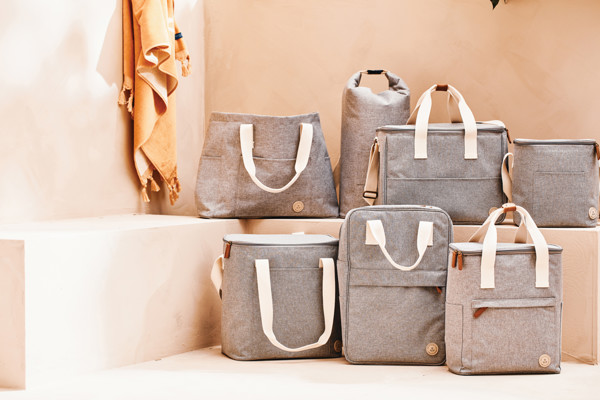 VINGA Sortino beach bag - Grey