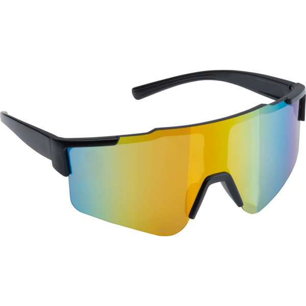 Colorfully mirrored sunglasses MADISON - Black