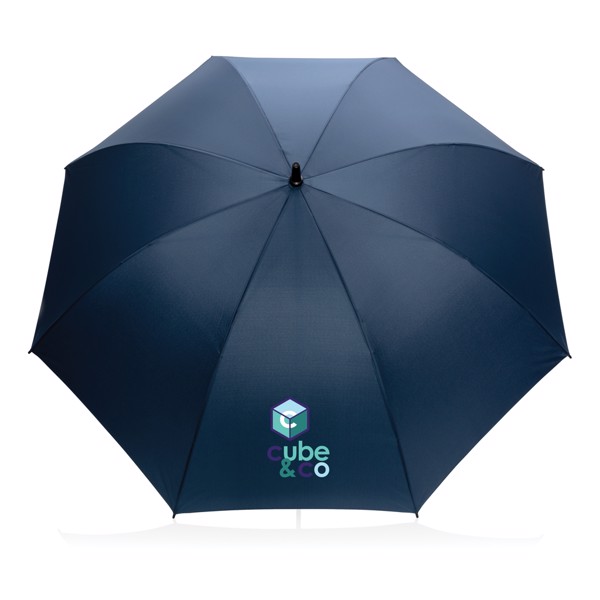 Parapluie tempête 30" en rPET 190T Impact AWARE™ - Bleu Marine