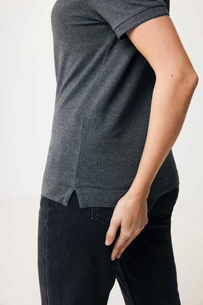 Polo tričko Iqoniq Yosemite z recykl. bavlny - Heather Anthracite / M