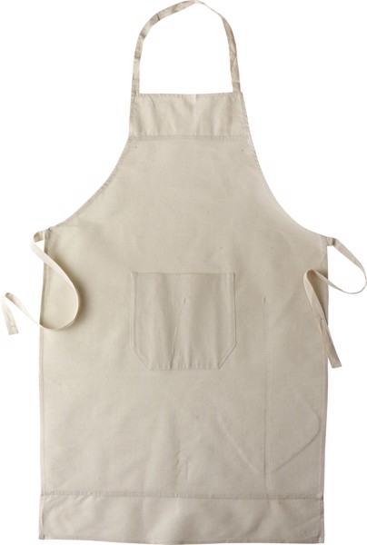 Cotton (145 gr/m²) apron - Khaki