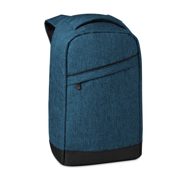 2 tone backpack incl USB plug Berlin - Blue