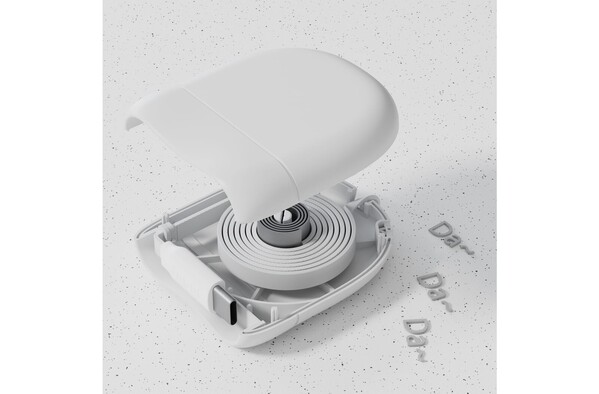 Câble rétractable USB-C et Lightning Xoopar ICE-R 60 W 1 mètre - Blanc