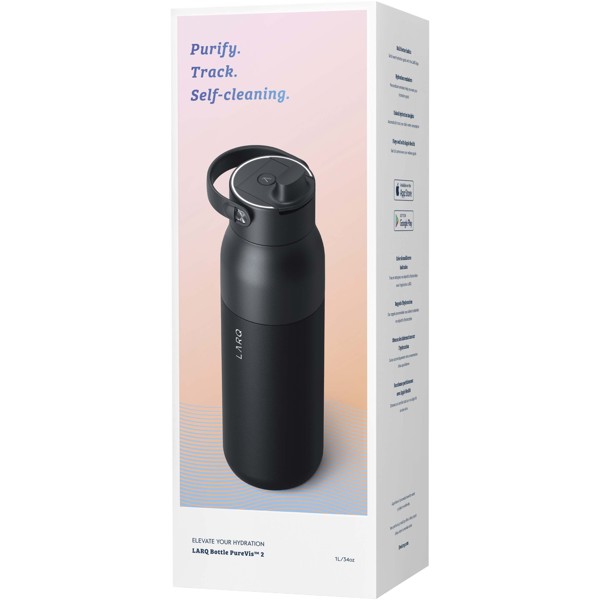 Fľaša na vodu LARQ PureVis™ 2.0 1000ml - Čierna