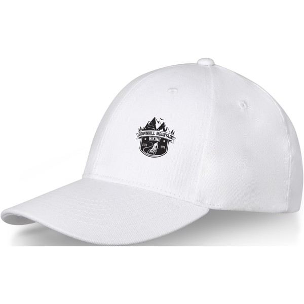 Davis 6 panel cap - White