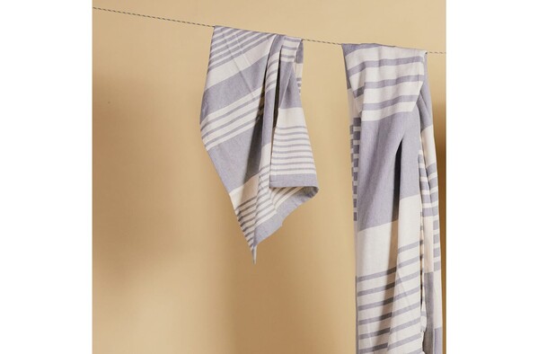 Sagaform Ella hamam Towel 2-pack 50x70cm - Grey