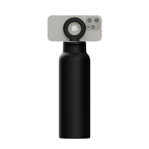 RINGO Pro MagSafe® Waterbottle w Magnetic Booster Ring 710ML - Black