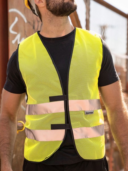 Korntex mesh functional vest - Yellow / L
