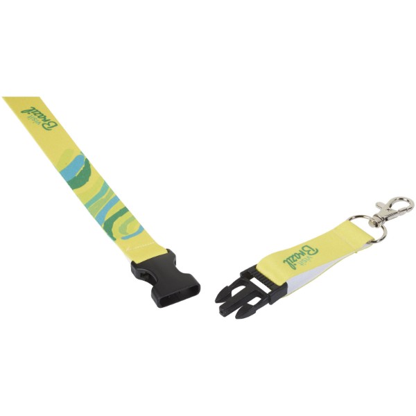 Bude sublimation lanyard - single side - White / 20mm